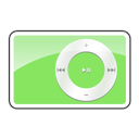 ipod, shuffle, 2g, green