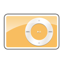 ipod, shuffle, 2g, orange