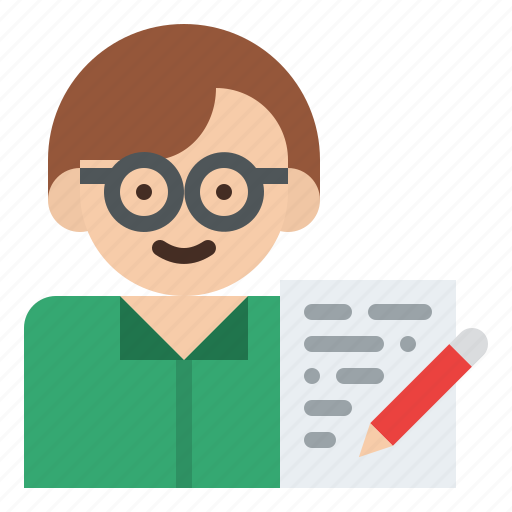 Job, occupation, profession, writer icon - Download on Iconfinder