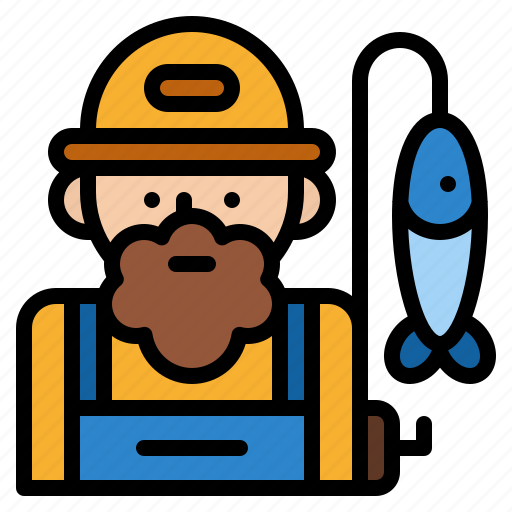 Fisherman, job, occupation, profession icon - Download on Iconfinder