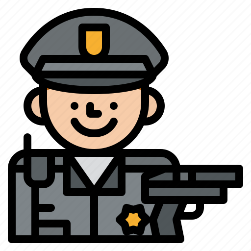 Job, man, occupation, police, profession icon - Download on Iconfinder