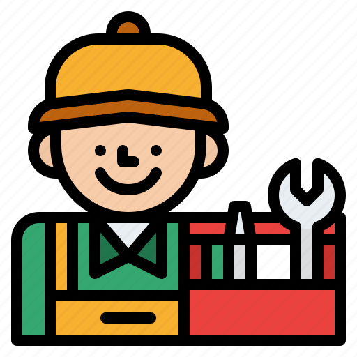 Job, occupation, profession, technician, worker icon - Download on Iconfinder