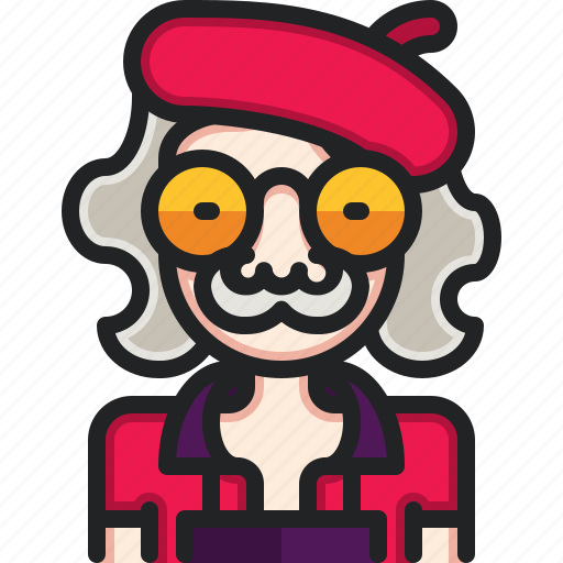 Artist, painter, professions, job, woman icon - Download on Iconfinder