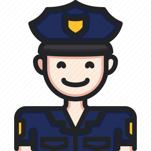Police, security, professions, man, officer icon - Download on Iconfinder