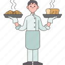 baker, chef, pastry, bakery, catering