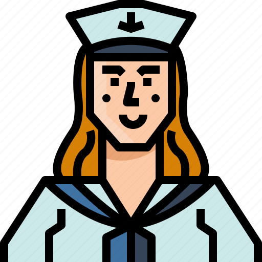 Avatar, crew, occupation, sailor, woman icon - Download on Iconfinder