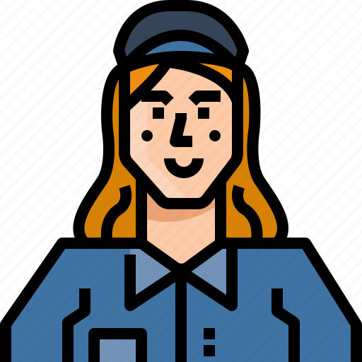 Avatar, delivery, occupation, service, woman, worker icon - Download on Iconfinder