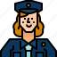 avatar, occupation, officer, police, policewoman, woman 