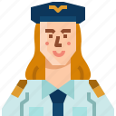 avatar, female, job, occupation, pilot, woman