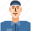 avatar, delivery, man, occupation, service, shipping, worker 
