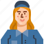 avatar, delivery, female, occupation, service, woman, worker 