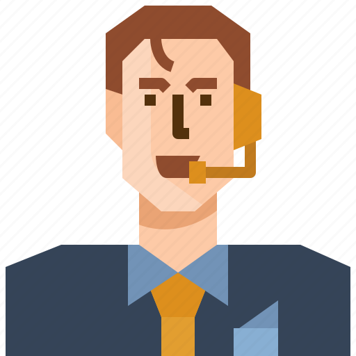 Avatar, consultant, man, occupation, operator, service, support icon - Download on Iconfinder