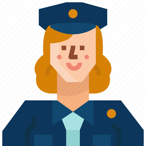 Avatar, occupation, officer, police, policewoman icon - Download on Iconfinder