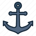 anchor, ship, ocean, sea, travel