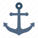 anchor, ship, ocean, sea, travel