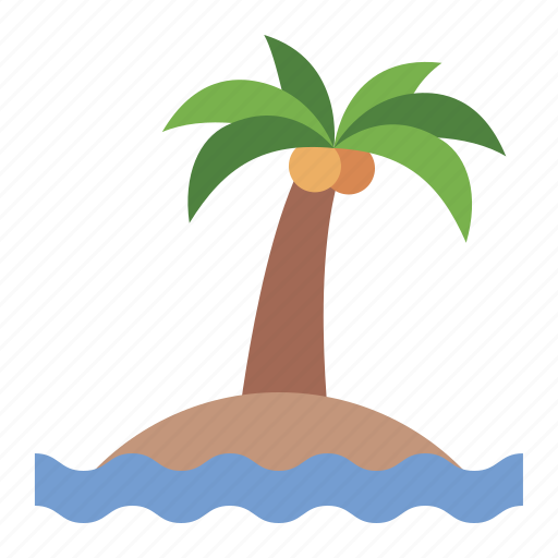 Island, tropical, ocean, sea, beach icon - Download on Iconfinder