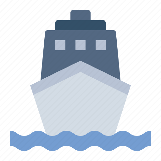 Ship, transportation, cruise, traveling, ocean, sea icon - Download on Iconfinder
