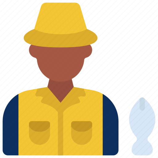 Fisherman, fisher, person, user, fishing icon - Download on Iconfinder