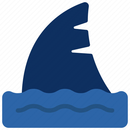 Shark, fin, ocean, sharks, fish icon - Download on Iconfinder