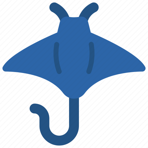 Stingray, mammal, creature, ocean, sealife icon - Download on Iconfinder