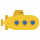 submarine, machinery, transport, vehicle, nautical