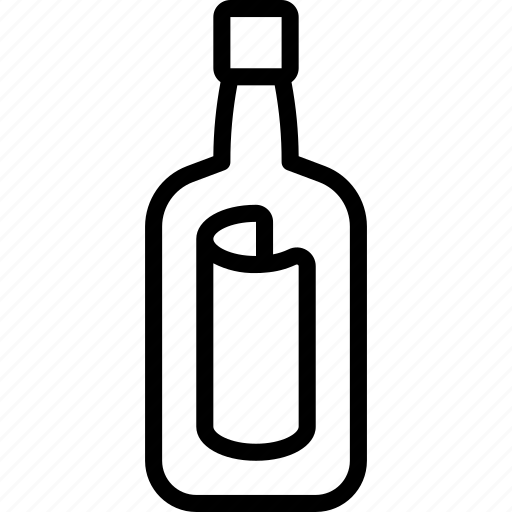 Message, in, bottle, pirate, sos icon - Download on Iconfinder