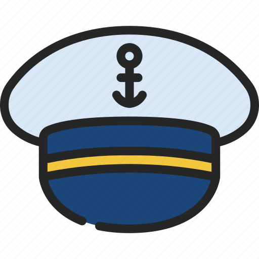 Captain, hat, sea, ocean, job icon - Download on Iconfinder