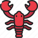 lobster, crustacean, mammal, creature, food