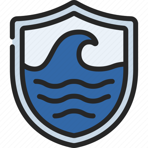 Ocean, protection, protected, shield, security icon - Download on Iconfinder