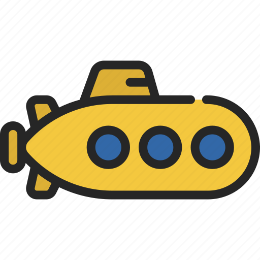 Submarine, machinery, transport, vehicle, nautical icon - Download on Iconfinder