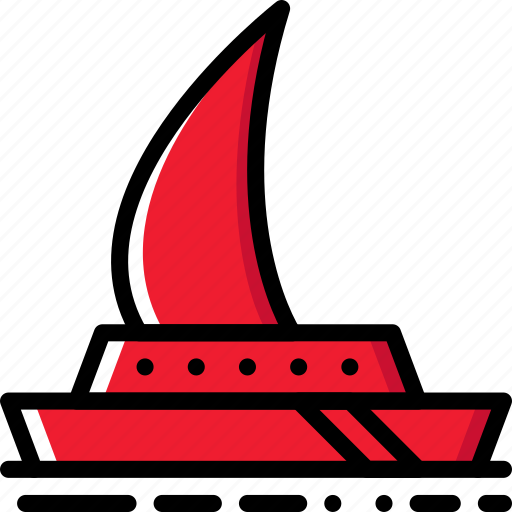 Boat, ocean, sail, sea, water icon - Download on Iconfinder