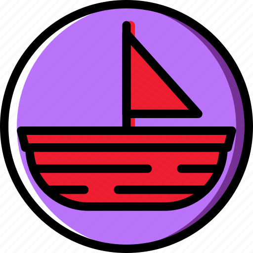 Boat, ocean, sail, sea, water icon - Download on Iconfinder