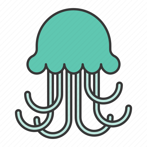 Aquatic animal, jellyfish, ocean, sea icon - Download on Iconfinder