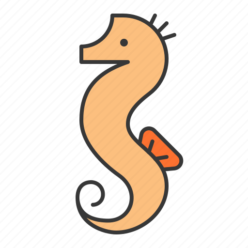 Aquatic animal, ocean, sea, seahorse icon - Download on Iconfinder