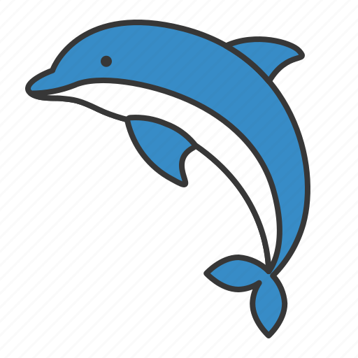 Aquatic animal, dolphin, ocean, sea icon - Download on Iconfinder