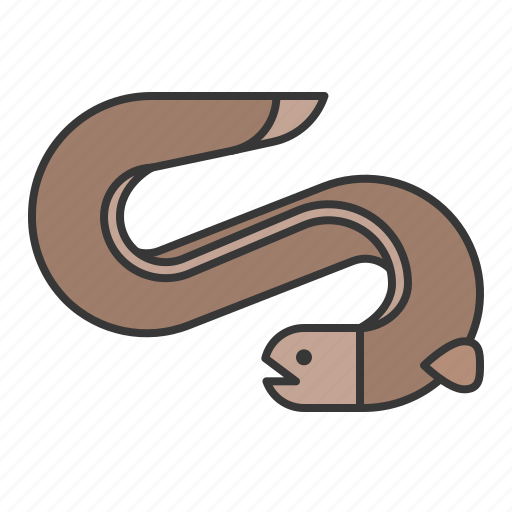 Aquatic animal, eel, fish, ocean icon - Download on Iconfinder