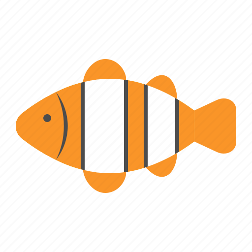 Aquatic animal, clownfish, fish, ocean, sea icon - Download on Iconfinder