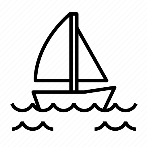 Sailboat, sail, sail boat, travel, sailing, yacht, boat icon - Download on Iconfinder