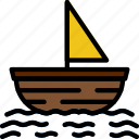 boat, ocean, sail, sea, water