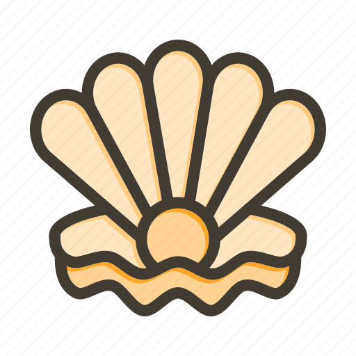 Clam, shell, sea, seafood, ocean icon - Download on Iconfinder