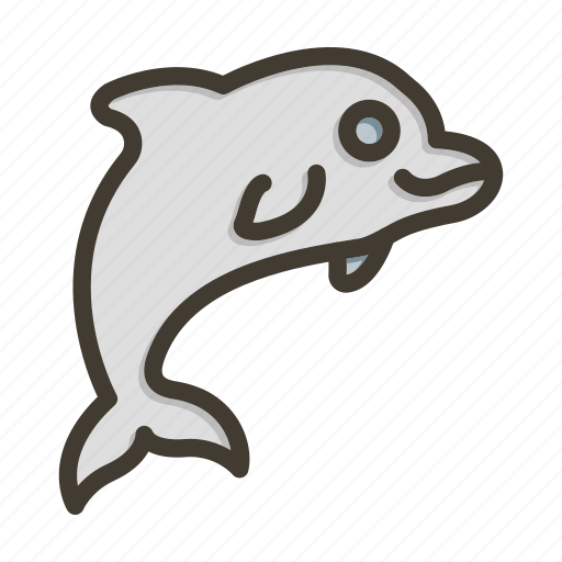 Dolphin, fish, animal, sea, ocean icon - Download on Iconfinder
