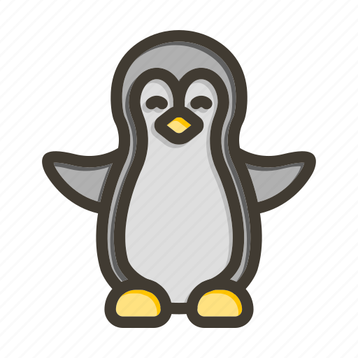 Penguin, animal, bird, zoo, wildlife icon - Download on Iconfinder