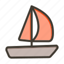 sailboat, boat, ship, yacht, sailing