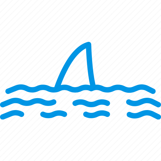 Ocean, sea, shark, water icon - Download on Iconfinder