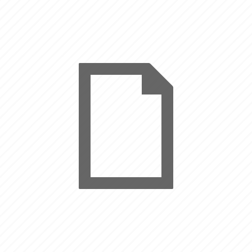 Document, empty, file, paper icon - Download on Iconfinder