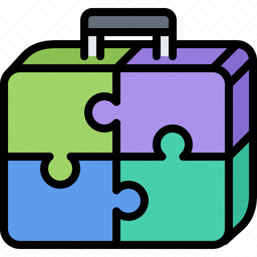 Business, consolidation, corporation, job, office, portfolio, puzzle icon - Download on Iconfinder