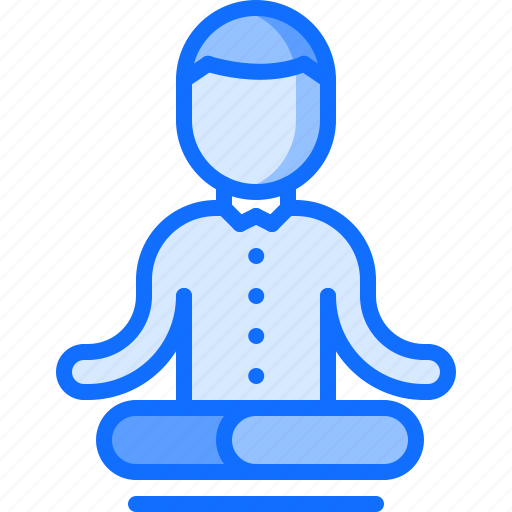 Business, corporation, lotus, office, posture, tranquility, yoga icon - Download on Iconfinder