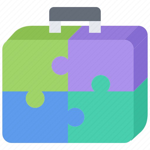 Business, consolidation, corporation, job, office, portfolio, puzzle icon - Download on Iconfinder