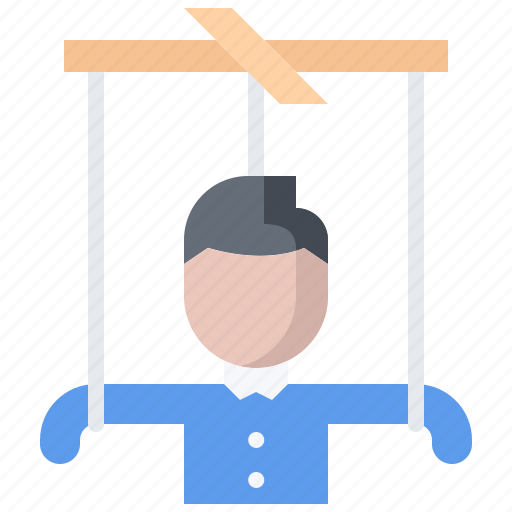 Business, corporation, job, manipulation, office, puppet, thread icon - Download on Iconfinder