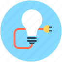 bulb, bulb light, electricity, light, plug
